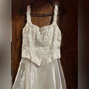 Antique white dress size 9/10